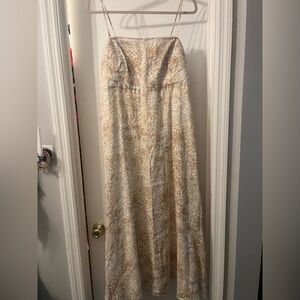Lilly Pulitzer Cream and Gold Midi Dress